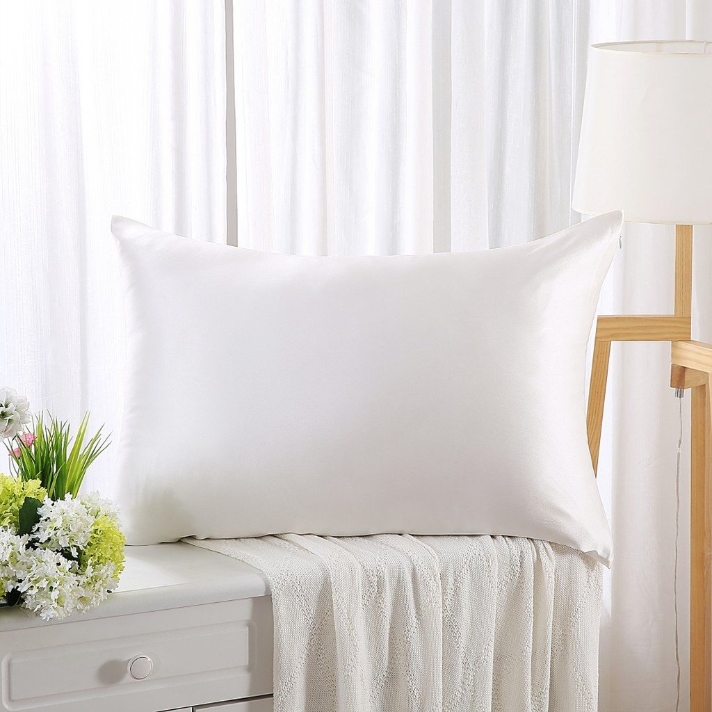 25Momme Pure Silk Pillowcase Zipper Closure