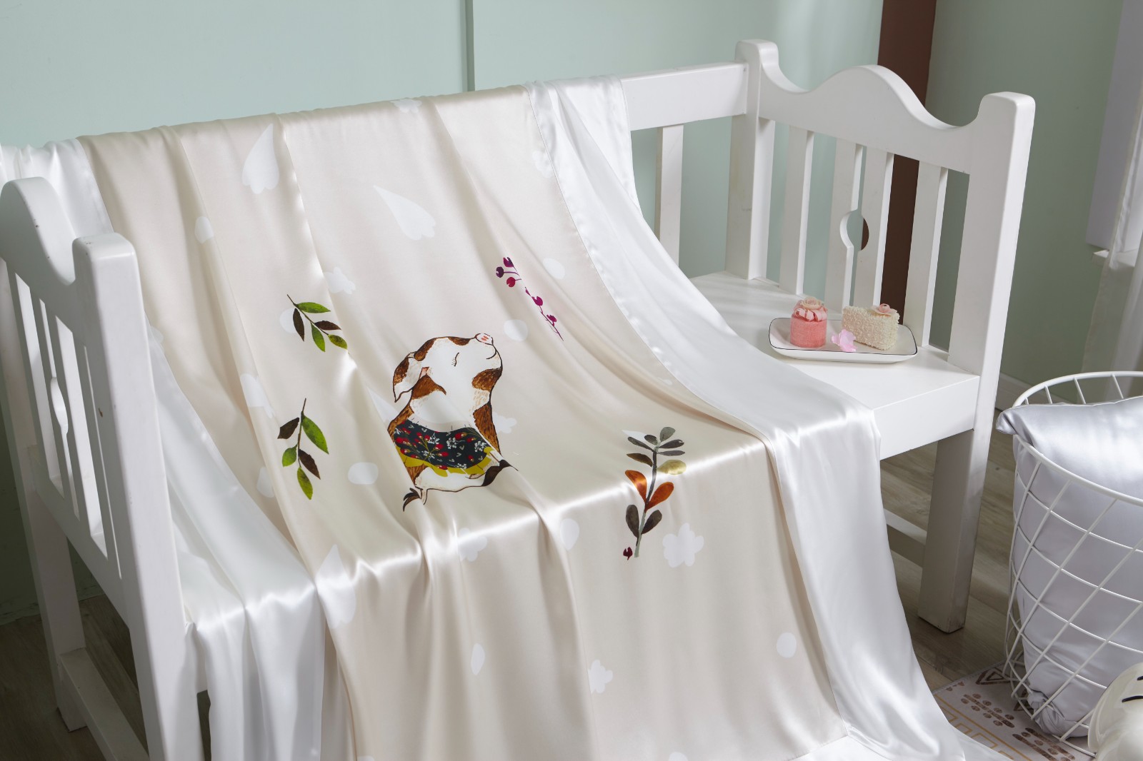 Silk Baby Bedding set